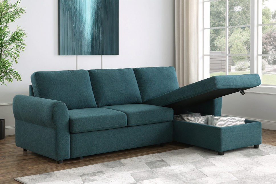 Samantha Upholstered Storage Sleeper