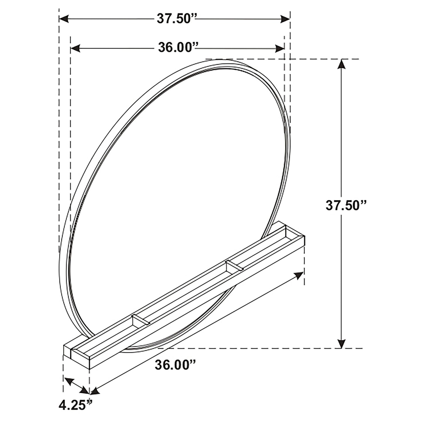 Arini 4-piece bedroom set, Eastern King size, in Sand Wash finish